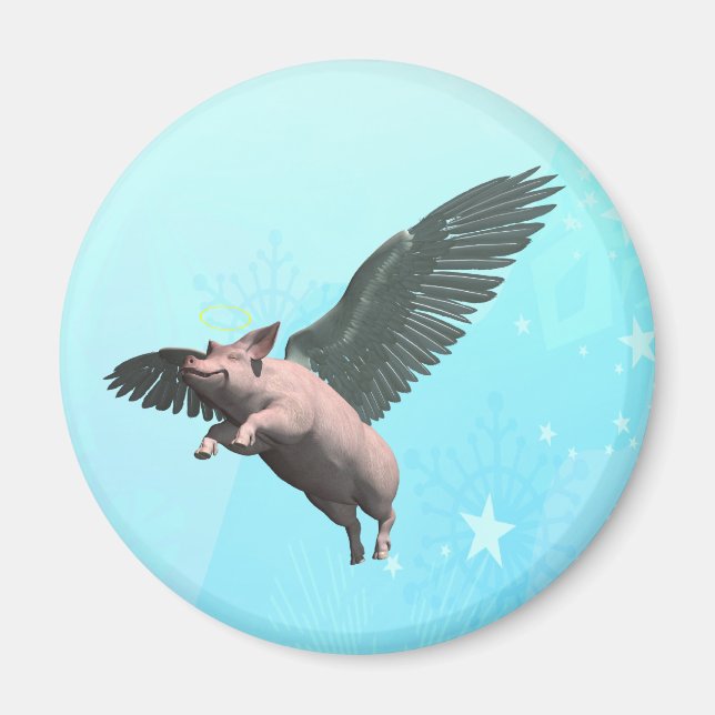 Aimant Porc d'ange (Devant)