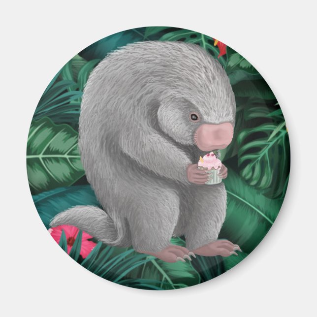 Aimant Porcupine bouffée (Devant)