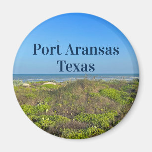 Aimant Port Aransas Texas Beach Grass Photographie
