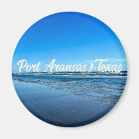 Port Aransas Texas Côte Océan Vagues Photographie