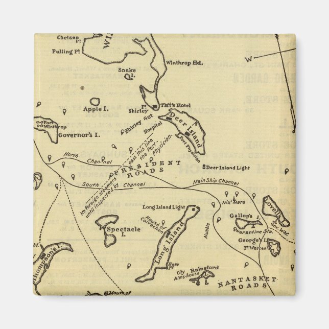 Aimant Port de Boston 2 (Devant)