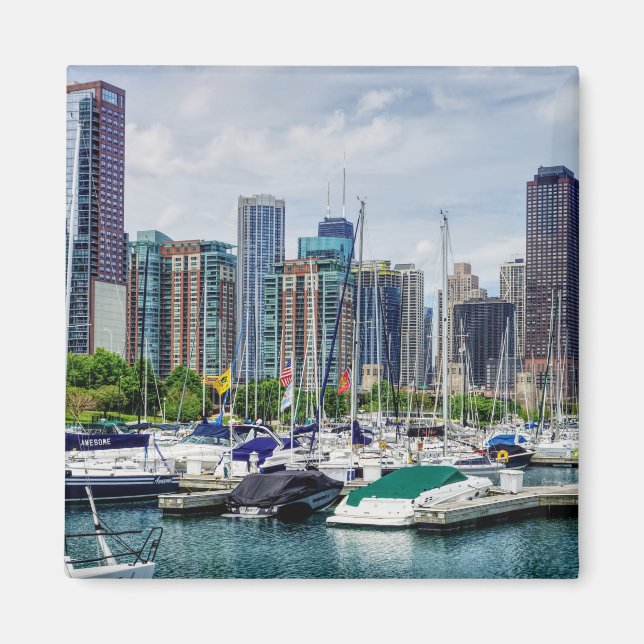 Aimant Port de Chicago (Devant)
