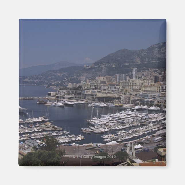 Aimant Port de Monte Carlo, Côte d'Azur, Côte d'Azur, Côt (Devant)