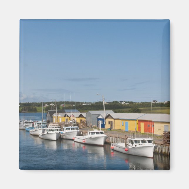 Aimant Port de North Lake, Île-du-Prince-Édouard. (Devant)