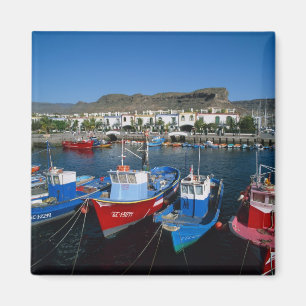 Aimant Port de pêche, Puerto de Mogan, Grande Canarie,