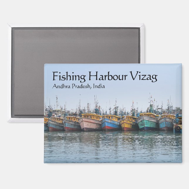 Aimant Port de pêche Vizag (Recto/Verso)