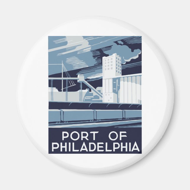 Aimant Port de Philadelphie (Devant)