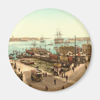 Aimant Port de Portsmouth, Hampshire, Angleterre
