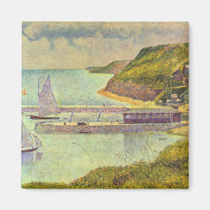 Aimant Port-en-Bessin, marée haute par Georges Seurat