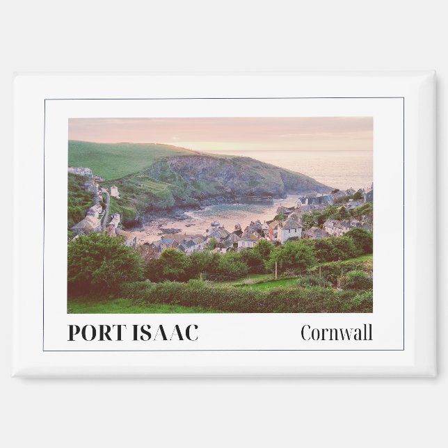 Aimant Port Isaac, Cornouailles, Angleterre (Recto)