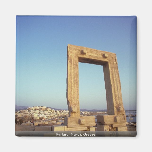 Aimant Portara, Naxos, Grèce (Devant)