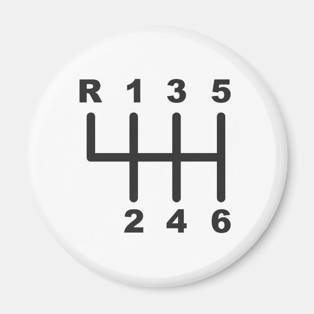 Aimant Porte à 6 vitesses (Devant)