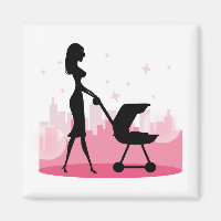 Porte-bébé à la mode pour maman poussant