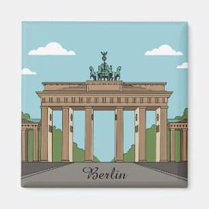 Aimant Porte de Brandebourg de Berlin – Monument Classiqu