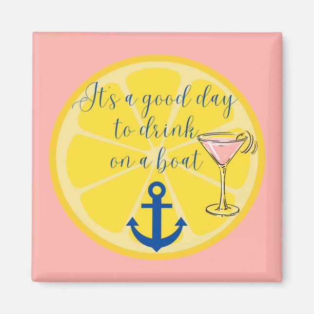 Aimant Porte de croisière en bateau (Devant)