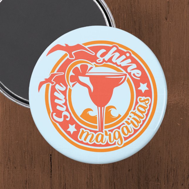 Aimant Porte de croisière Sun Shine et Margaritas (Créateur téléchargé)