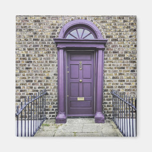 Aimant Porte géorgienne violette de Dublin