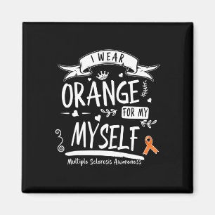 Aimant Porte Orange Pour Moi-Même Mme Et Sclérose En Plai