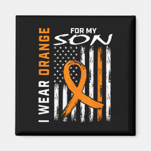 Aimant Porter Orange Pour Mon Fils Leucémie Cancer Sensib