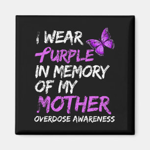 Aimant Porter Violet En Mémoire De Mon Mère Surdose Accor