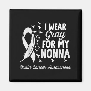 Aimant Portez du gris pour Nonna T-shirts Sensibilisation