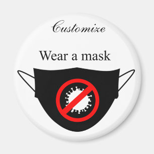 Aimant Portez un tonnerre en masque