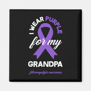 Aimant Portez Violet Pour Mon Grand-Père Fibromyalgie Sen