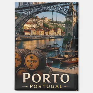 Aimant 🧲 Porto Portugal Voyage Souvenir Pour Visiteurs �