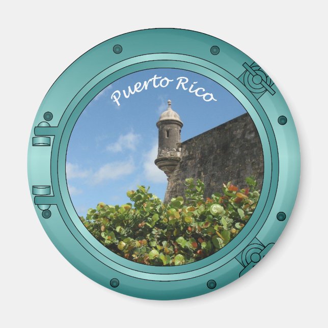 Aimant Porto Rico Porthole (Devant)