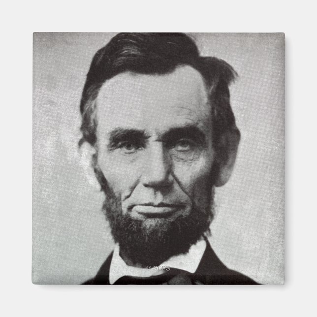 Aimant Portrait d'Abe Lincoln 2 (Devant)