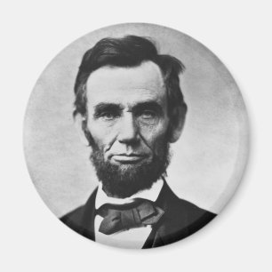 Aimant Portrait d'Abraham Lincoln par Alexandre Gardner