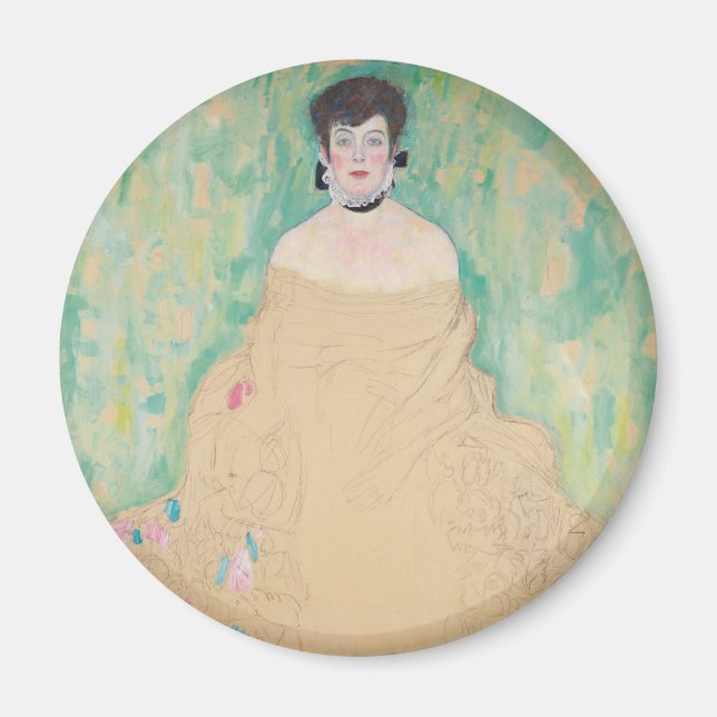 Aimant Portrait d'Amalie Zuckerkandl par Gustav Klimt (Devant)