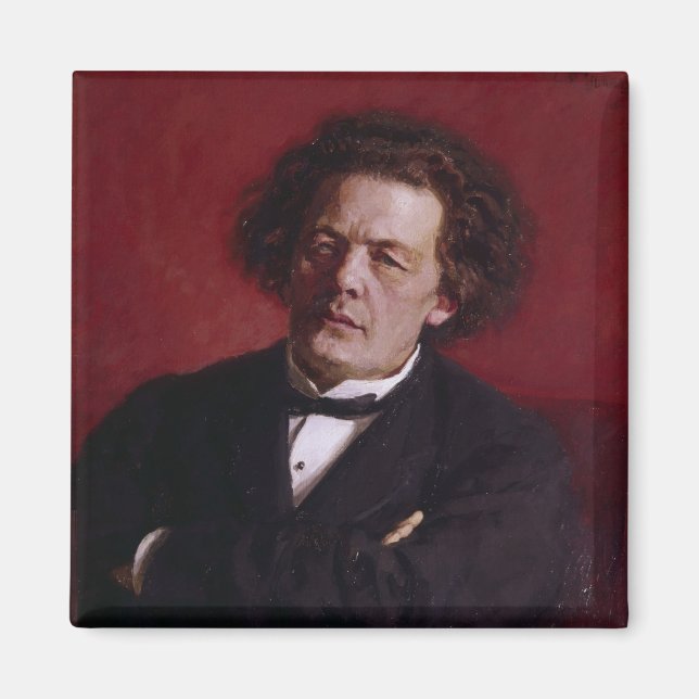 Aimant Portrait d'Anton Grigoryevich Rubinstein, 1881 (Devant)