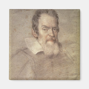 Aimant Portrait d'astronome de Galileo Galilei