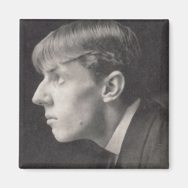 Aimant Portrait de Aubrey Beardsley (1872-1898) par Frede (Devant)