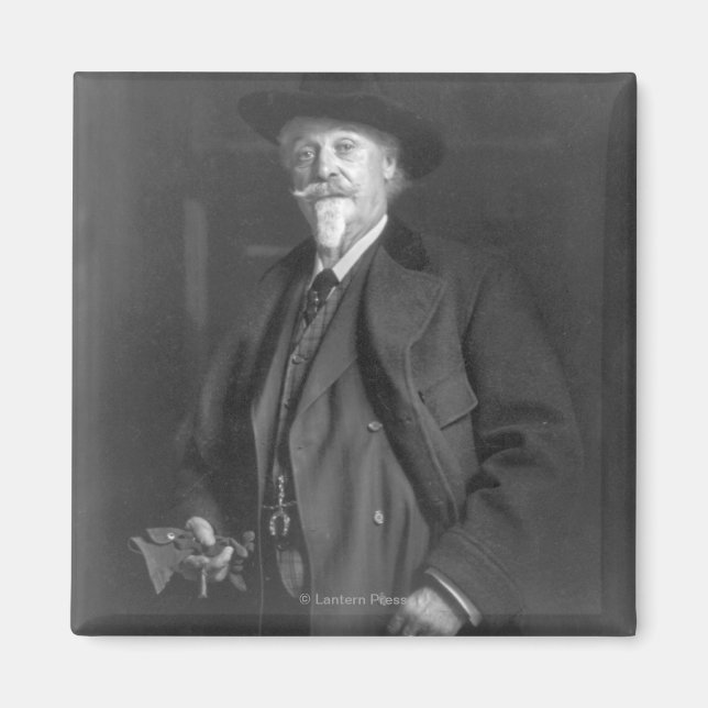 Aimant Portrait de "Buffalo Bill" Cody (Devant)