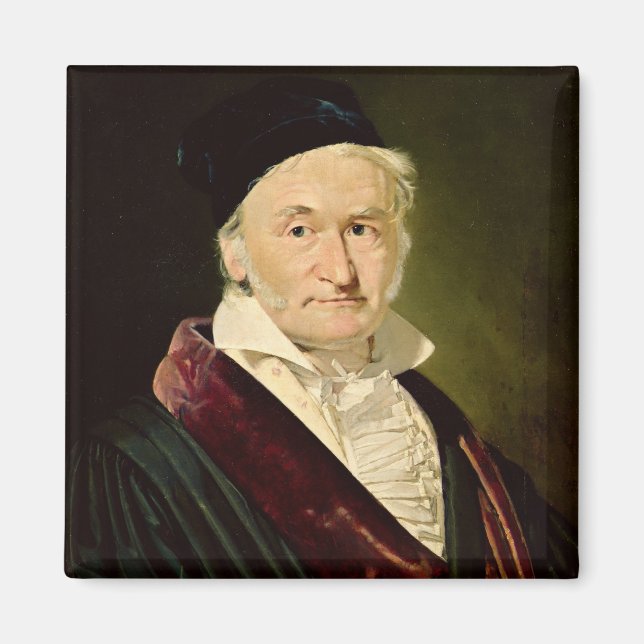 Aimant Portrait de Carl Friedrich Gauss, 1840 (Devant)