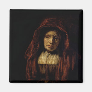 Aimant Portrait de dame âgée