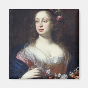 Aimant Portrait de della Rovere de Vittoria habillé comm