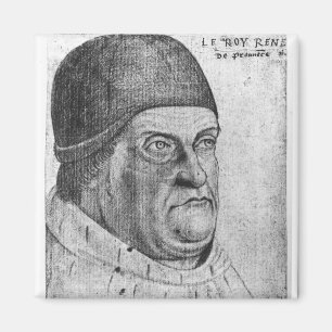 Aimant Portrait de duc de Rene I de l'Anjou