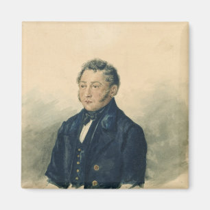 Aimant Portrait de Faddey Venediktovich Bulgarin, c.1840