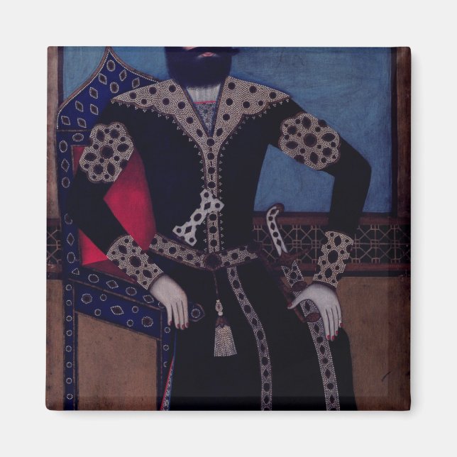 Aimant Portrait de Fath-Ali, Shah d'Iran, (Devant)
