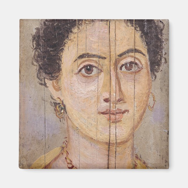 Aimant Portrait de Fayum d'une femme (Devant)
