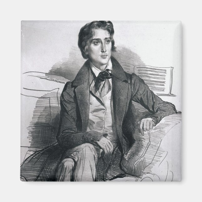 Aimant Portrait de Franz Liszt août 1832 (Devant)