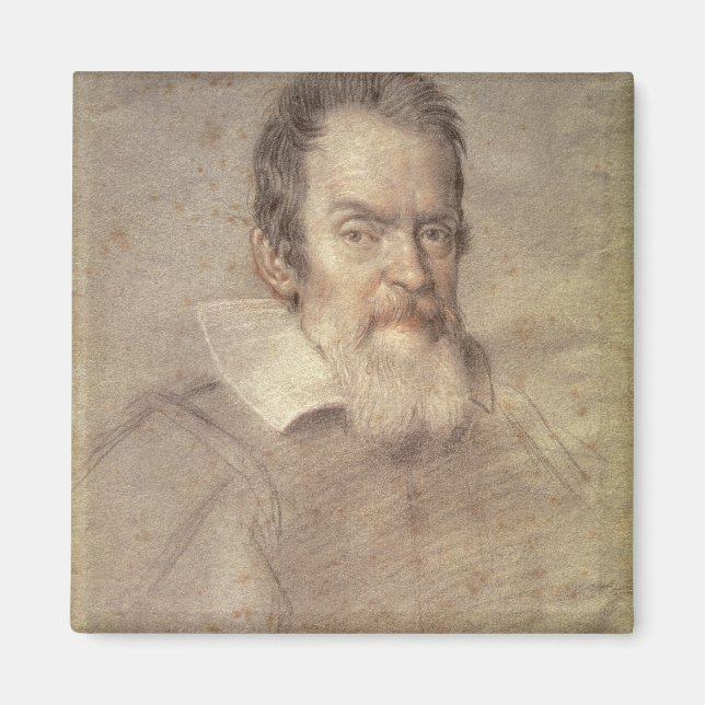 Aimant Portrait de Galileo Galilei Astronome (Devant)