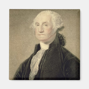 Aimant Portrait de George Washington, gravé par William