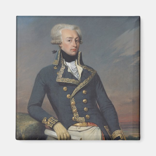 Aimant Portrait de Gilbert Motier en tant que lieutenant (Devant)