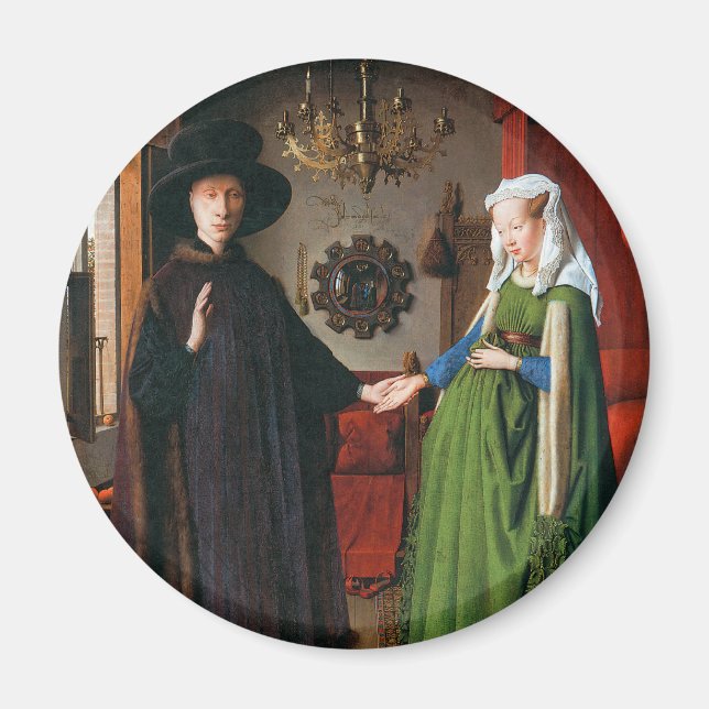 Aimant Portrait de Giovanni Arnolfini et sa femme (Devant)