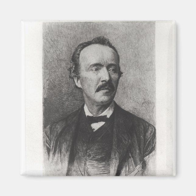 Aimant Portrait de Heinrich Schliemann (Devant)