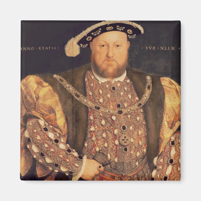 Aimant Portrait de Henri VIII, 49 ans, 1540 (Devant)